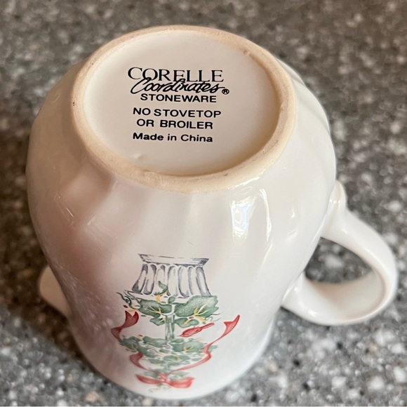 Corelle Coodinates Callaway Holiday Sugar & Creamer Set Vintage July 1999- NIB - Picture 3 of 10